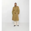 Long Canvas Fitzrovia Trench Coat with Warmer
