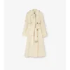 Long Canvas Trerose Trench Coat