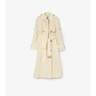 Long Canvas Trerose Trench Coat