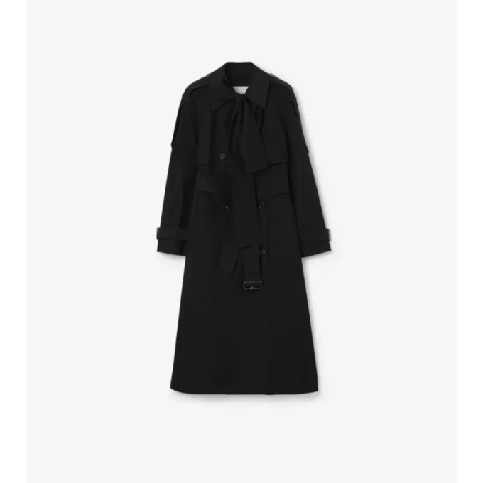 Long Canvas Trerose Trench Coat