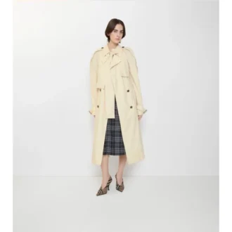 Long Canvas Trerose Trench Coat