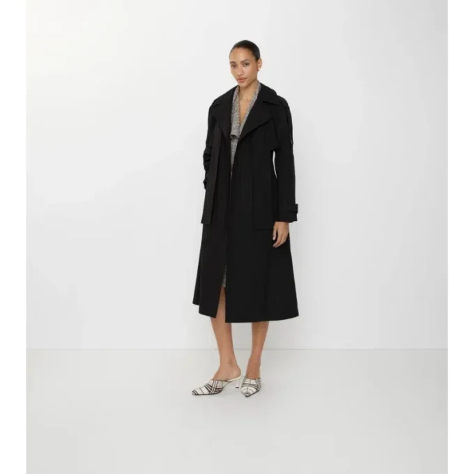 Long Canvas Trerose Trench Coat