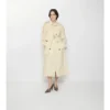 Long Canvas Trerose Trench Coat