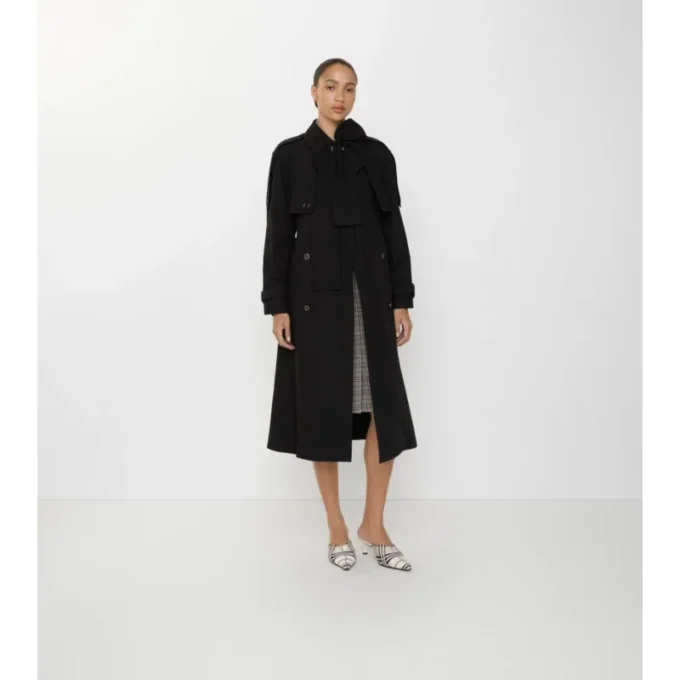 Long Canvas Trerose Trench Coat