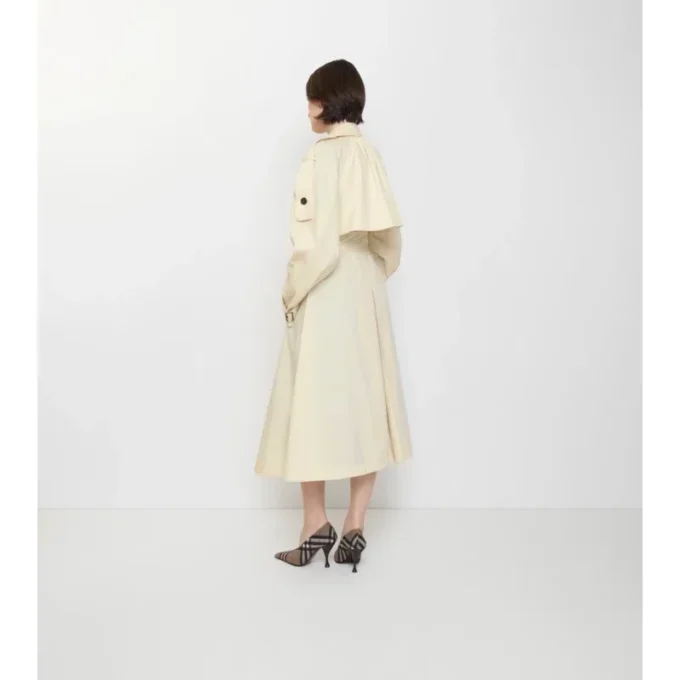 Long Canvas Trerose Trench Coat