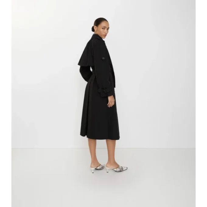 Long Canvas Trerose Trench Coat