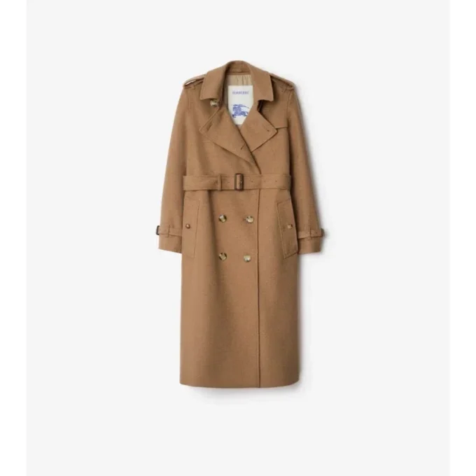 Long Cashmere Kensington Trench Coat