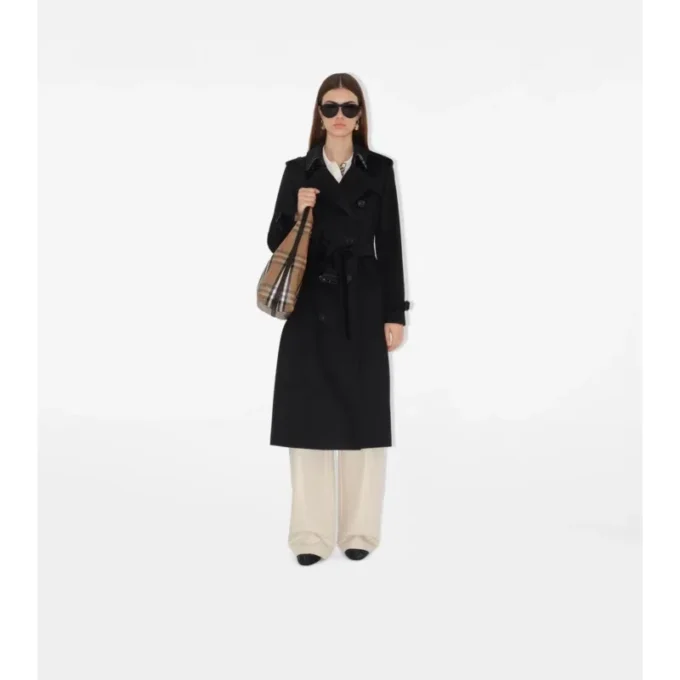 Long Cashmere Kensington Trench Coat