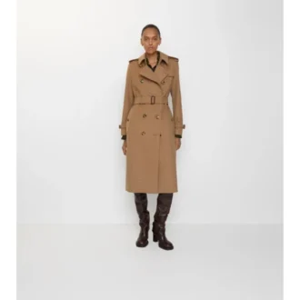 Long Cashmere Kensington Trench Coat