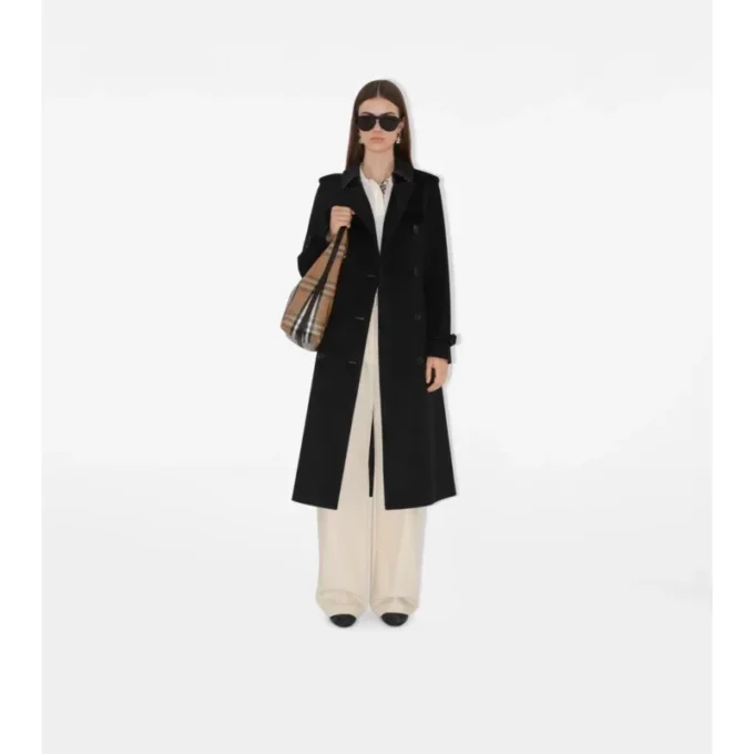 Long Cashmere Kensington Trench Coat