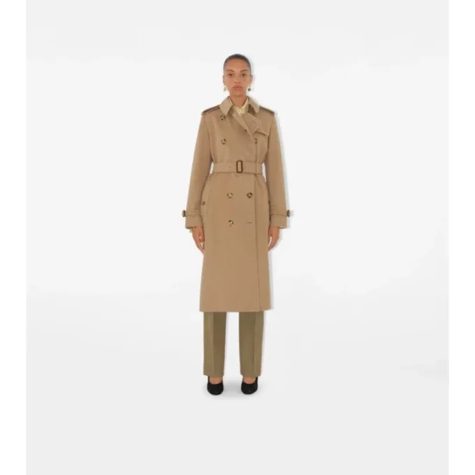 Long Cashmere Kensington Trench Coat