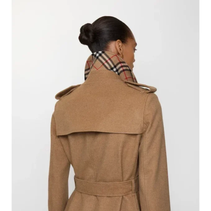 Long Cashmere Kensington Trench Coat