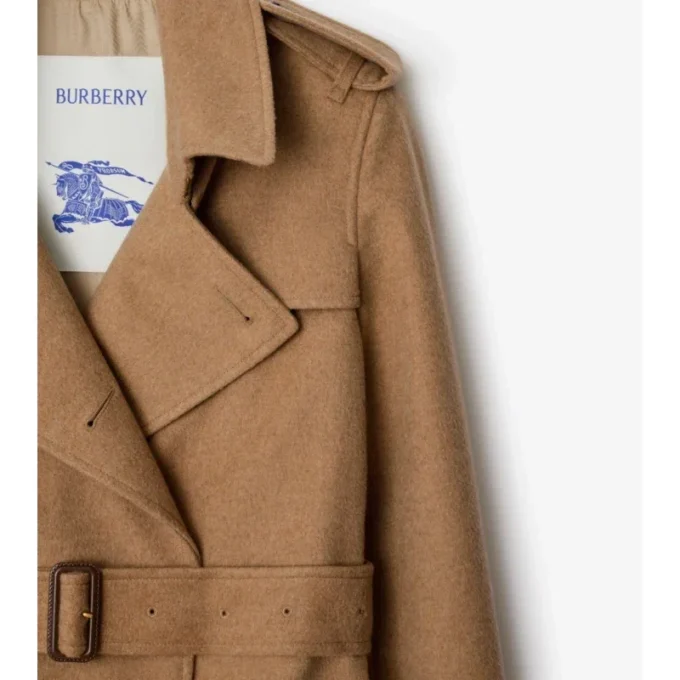 Long Cashmere Kensington Trench Coat