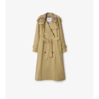 Long Check Collar Castleford Trench Coat