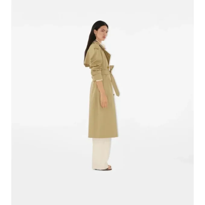 Long Check Collar Castleford Trench Coat