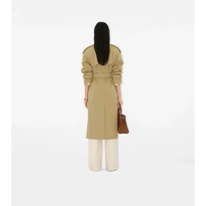 Long Check Collar Castleford Trench Coat