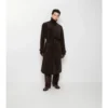 Long Corduroy Trench Coat