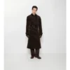 Long Corduroy Trench Coat