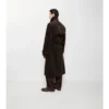 Long Corduroy Trench Coat