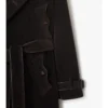 Long Corduroy Trench Coat