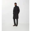 Long Cotton Nylon Padded Trench Coat