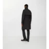 Long Cotton Nylon Padded Trench Coat