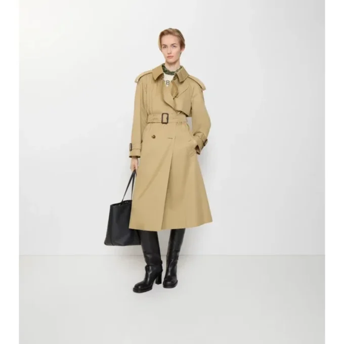 Long Gabardine Fitzrovia Trench Coat