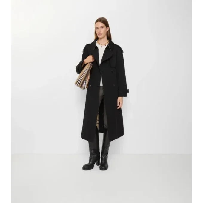 Long Gabardine Fitzrovia Trench Coat