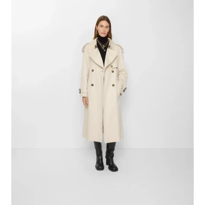 Long Gabardine Fitzrovia Trench Coat