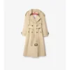 Long Gabardine Fitzrovia Trench Coat with Warmer
