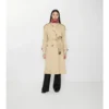 Long Gabardine Fitzrovia Trench Coat with Warmer