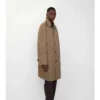 Long Herringbone Wool Dual Burberry Car Coat