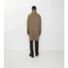 Long Herringbone Wool Dual Burberry Car Coat
