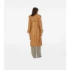Long Leather Castleford Trench Coat