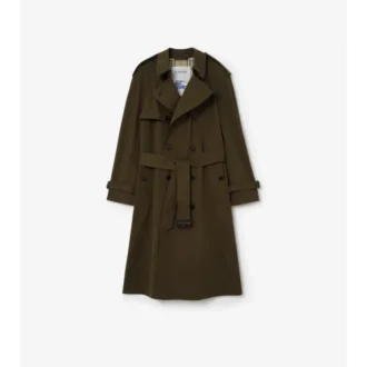 Long Lightweight Cotton Trench Coat