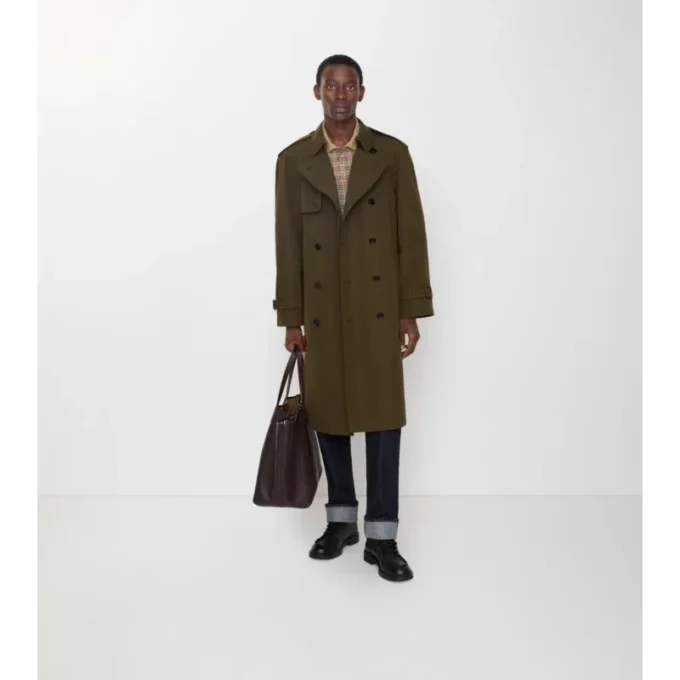 Long Lightweight Cotton Trench Coat