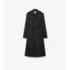 Long Nylon Hooded Car Coat