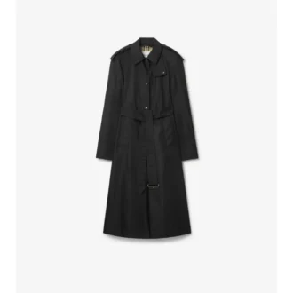 Long Nylon Hooded Car Coat