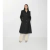 Long Nylon Hooded Car Coat