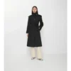Long Nylon Hooded Car Coat