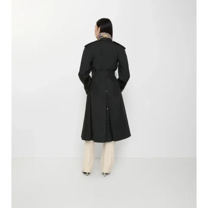 Long Nylon Hooded Car Coat