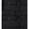 Long Nylon Hooded Puffer Coat
