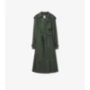 Long Nylon Hooded Trench Coat