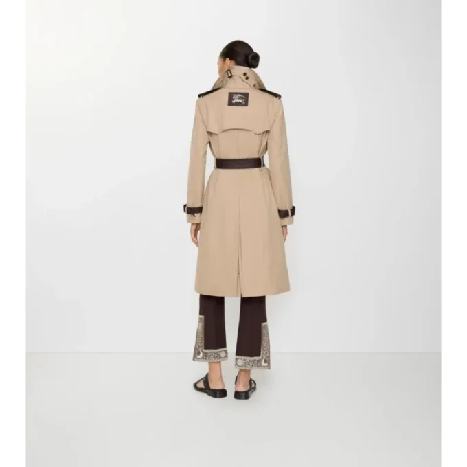 Long Silk Cotton Foxfield Trench Coat