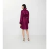 Long Silk Foxfield Trench Coat