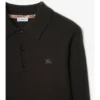 Long-Sleeve Cashmere Blend Polo Shirt