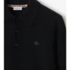 Long-Sleeve Cashmere Blend Polo Shirt
