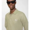 Long-Sleeve Cotton Polo Shirt