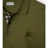 Long-Sleeve Cotton Polo Shirt