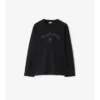 Long-Sleeve Gothic Logo Cotton T-Shirt